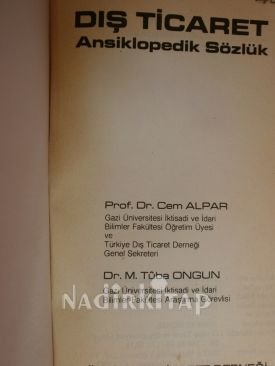 DIŞ TİCARET ANSİKLOPEDİK SÖZLÜK