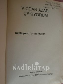 VİCDAN AZABI ÇEKİYORUM