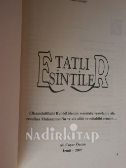 TATLI ESİNTİLER