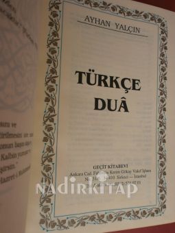 TÜRKÇE DUA