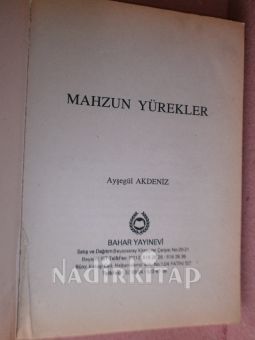 MAHZUN YÜREKLER** BİRİNCİ BASIM **