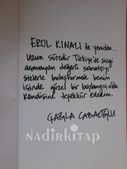 EROL KINALI 9-27 NİSAN 2002 SERGİ KATALOĞU **İMZALI**
