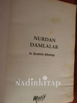 NURDAN DAMLALAR** BİRİNCİ BASKI**