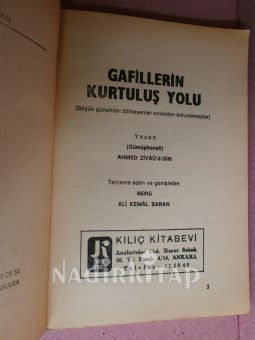 GAFİLLERİN KURTULUŞ YOLU