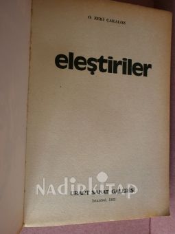 ELEŞTİRİLER