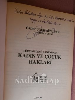 TÜRK MEDENİ KANUNUDA KADIN VE ÇOCUK HAKLARI**İMZALI**