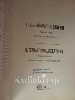 ULUSLARARASI İLİŞKİLER