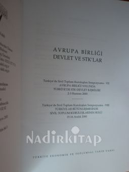 AVRUPA BİRLİĞİ DEVLET VE STK'LAR