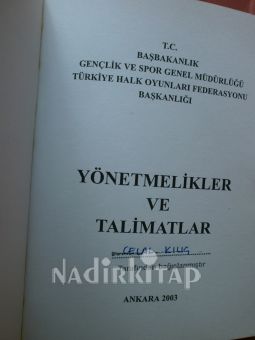 YÖNETMELİKLER VE TALİMATLAR