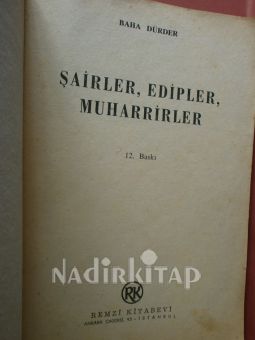 ŞAİRLER EDİPLER MUHARRİRLER