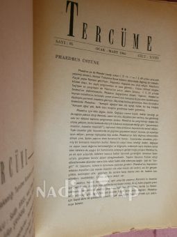 TERCÜME -- SAYI 85 OCAK- MART - 1966 CİLT - XVIII
