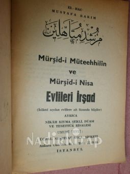 Evlileri İrşad (Mürşid-i Müteehhilin: İslami Açıdan Evlilere Ait Lüzumlu Bilgiler)