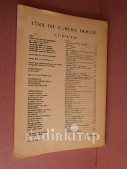 TÜRK DİLİ AYLIK DİL DERGİSİ SAYI 500 AĞUSTOS 1993