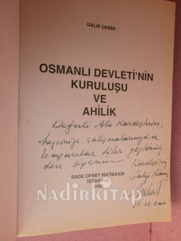 OASMANLI DEVLETİ NİN KURULUŞU VE AHİLİK **İMZALI**
