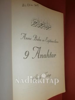 ANNE BABA VE EĞİTİMCİLERE 9 ANAHTAR