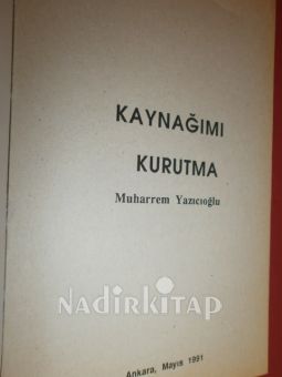 KAYNAĞIMI KURUTMA