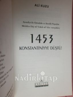 1453 KONSTANTİNİYYE DÜŞTÜ!