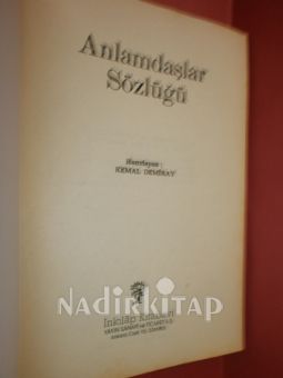 ANLAMDAŞLAR SÖZLÜĞÜ