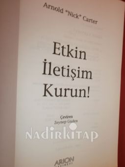 ETKİN İLETİŞİM KURUN
