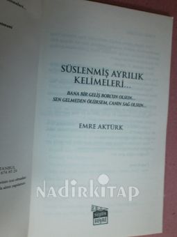 SÜSLENMİŞ AYRILIK KELİMELERİ