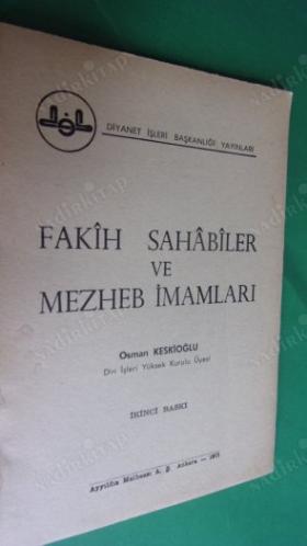 FAKİH SAHABİLER VE MEZHEB İMAMLARI