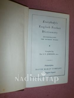 EVRYBODYS ENGLİSH POCKET DİCTİONARY