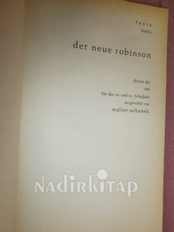 DER NEUE ROBINSON DICHTER DER ZEIT-ANTOLOJİ