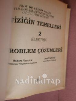 FİZİĞİN TEMELLERİ / PROBLEM ÇÖZÜMLERİ ./ ELEKTRİK -2