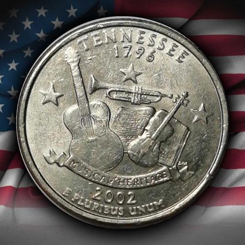 ABD 2002 YILI ¼ Dolar Tennessee ÇİL