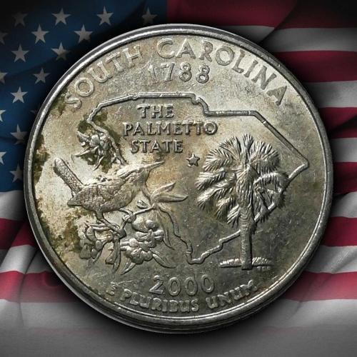 ABD 2000 YILI ¼ Dolar South Carolina ÇİL (-)