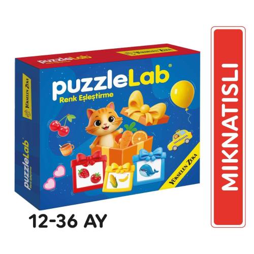PuzzleLab – İlk Renk Eşleştirme Oyunu (12-36 Ay)