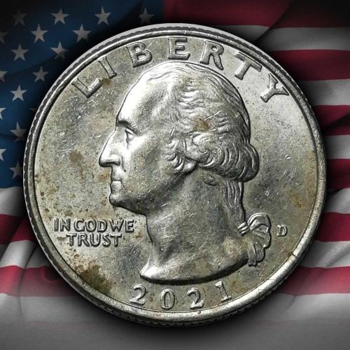 ABD 2021 YILI ¼ Dolar Delaware Nehri'ni Geçiş ÇİLALTI