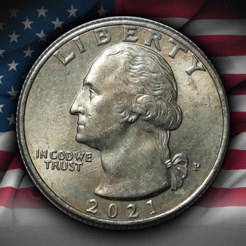 ABD 2021 YILI ¼ Dolar Delaware Nehri'ni Geçiş ÇİLALTI