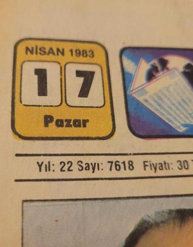 1983 YILINA AİT TERCÜMAN GAZETESİ. KOLEKSİYONLUK, OKUMALIK.. DÖNEM GÜNDEMİ.