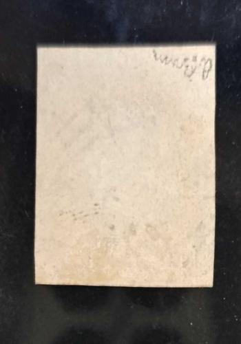 İngiliz Sömürgesi Seylan 1857 _ 10 pence katalog 21000 tl Damgalı pul cok cok nadir