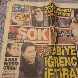 LOT.13 » 2014 YILI ŞOK GAZETESİ. NADİR.