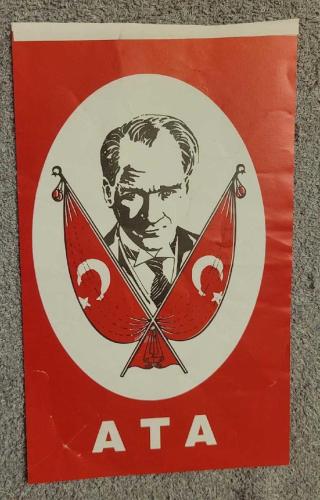 LOT.12 » ESKİLERDEN KOLEKSİYONLUK KAĞIT BAYRAK.