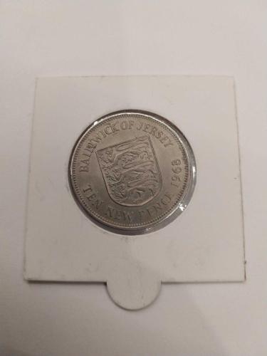 Jersey Ten Pence 1968