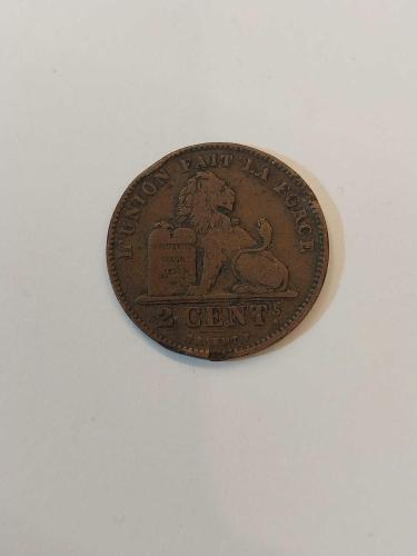 1905 Belçika 2 Cent