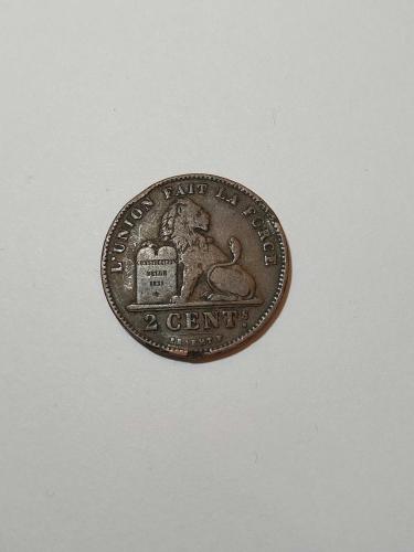 1905 Belçika 2 Cent