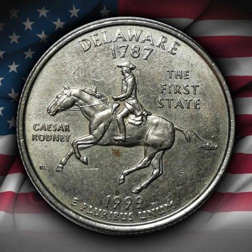 ABD 1999 YILI ¼ Dolar Dalaware ÇİL