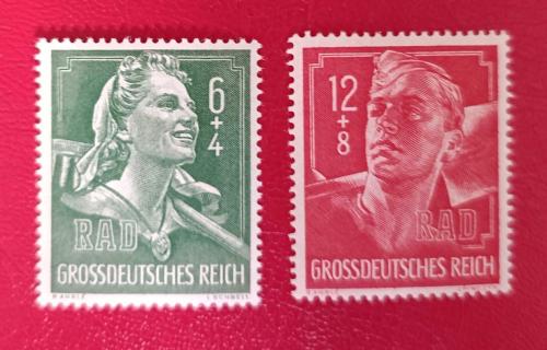 Almanya Reich 1944 mnh tam seri