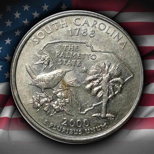 ABD 2000 YILI ¼ Dolar South Carolina ÇİLALTI