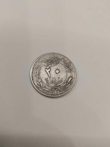 Osmanlı Reşad 20 Para 1327/3