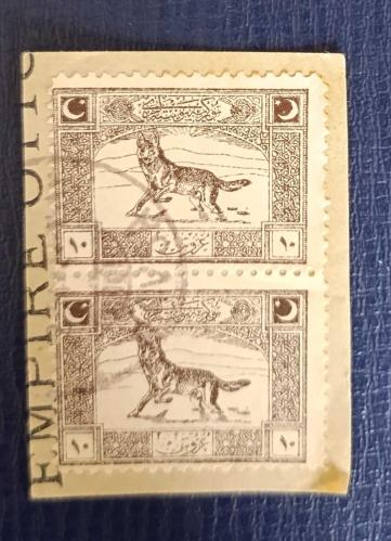 LOT.11 » 1922 Cenova Serisinden 10 kuruşluk valör _Havza damgalı per fragman