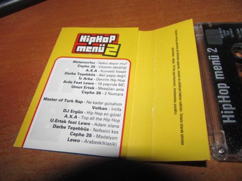 HİPHOP MENÜ 2   KASET