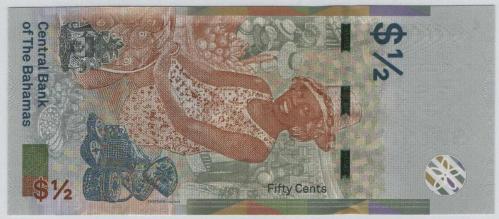 Bahamalar 2019 Yılı ½ Dolar (50 Cent) ÇİL