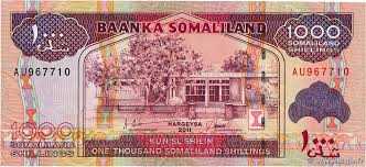 Somaliland 1000 Shillings 2012 ÇİL YKP8120