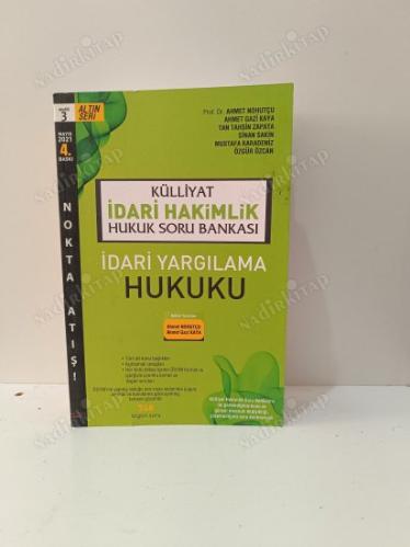 KÜLLİYAT ADLİ HAKİMLİK İDARİ YARGILAMA HUKUKUSORU BANKASI