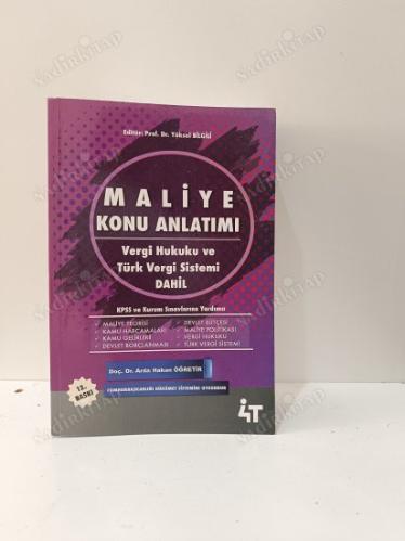Maliye (Konu Anlatımı) vergi hukuku türk vergi sistemi dahil